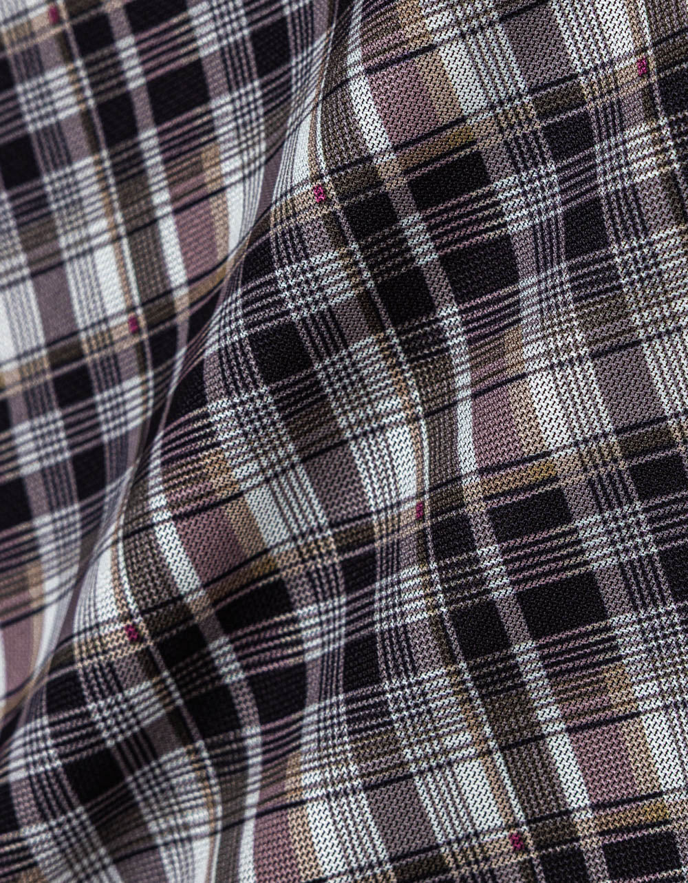 Evie Plaid Mesh Dress