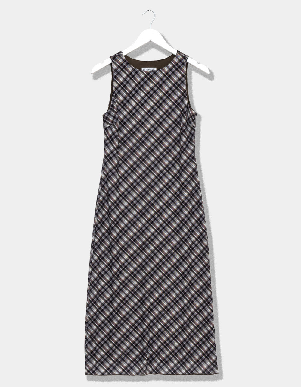 Evie Plaid Mesh Dress
