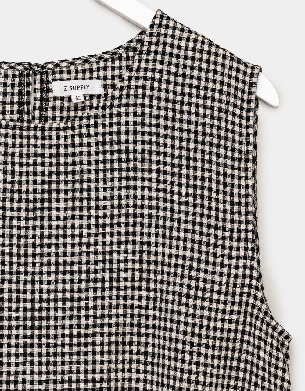 Gingham Merit Top