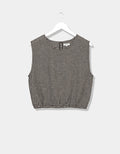 Gingham Merit Top