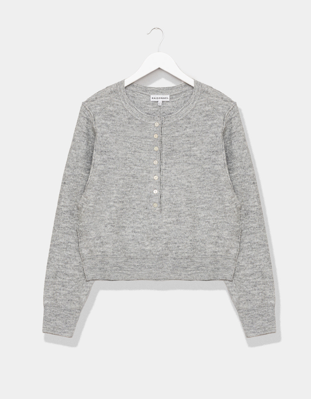 Half Button Front Knit