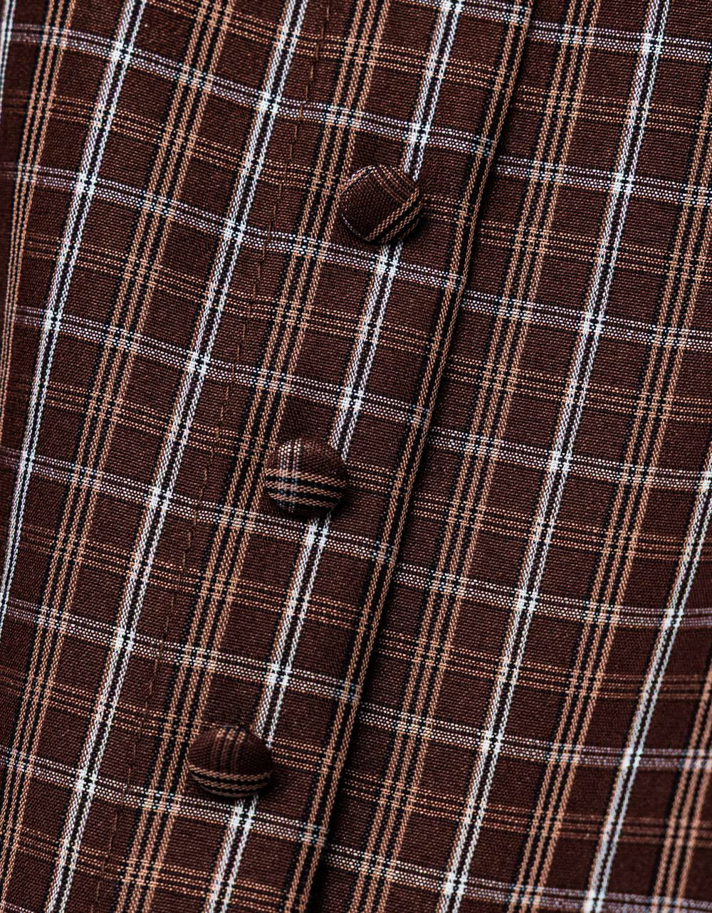 Jas Plaid Mini Dress