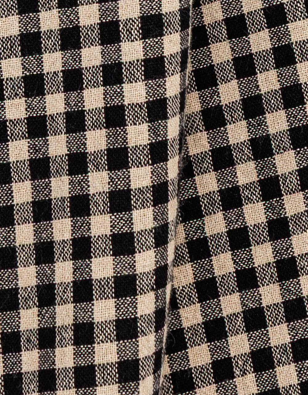 Lace-Back Gingham Dress