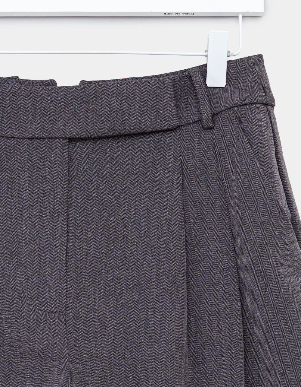 Low-Rise Charcoal Pant
