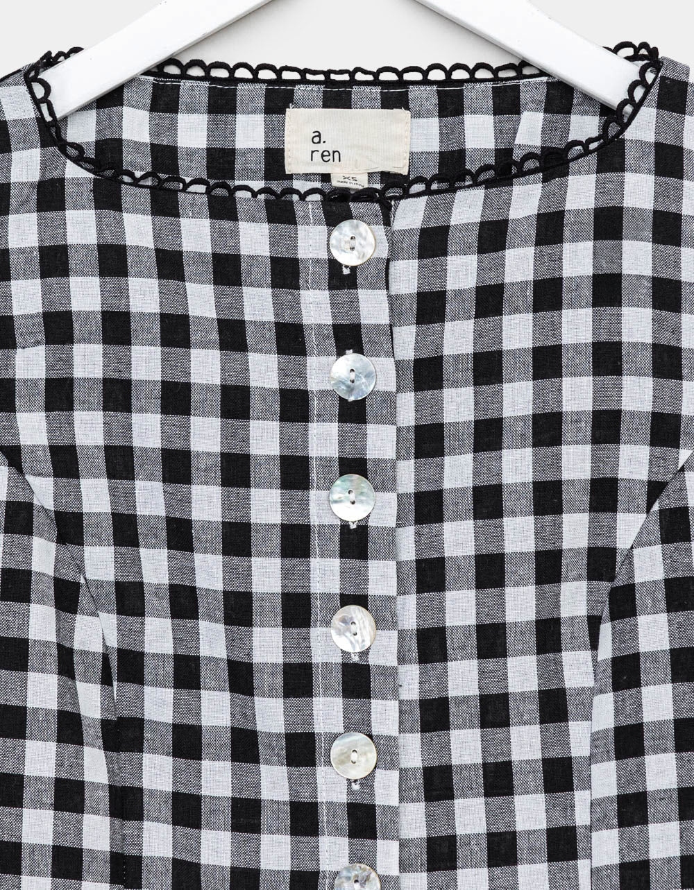 Maelle Gingham Top