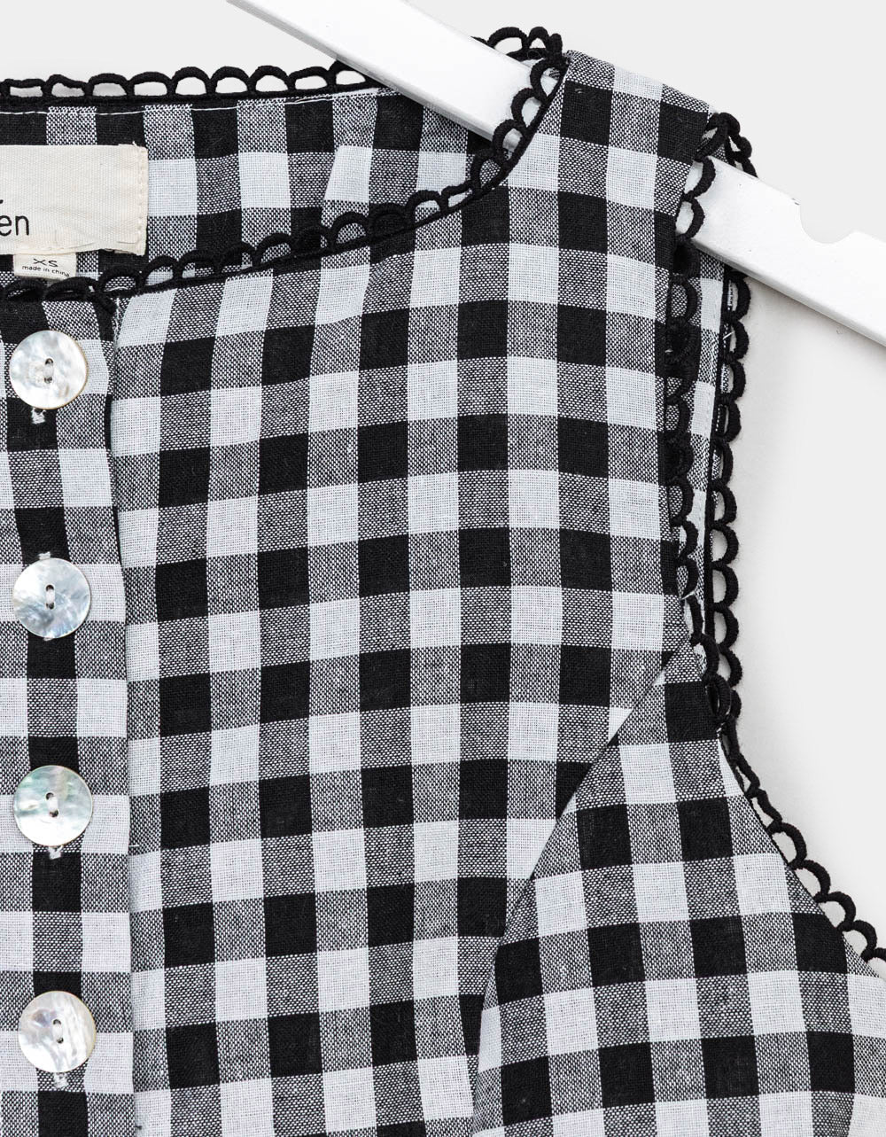 Maelle Gingham Top