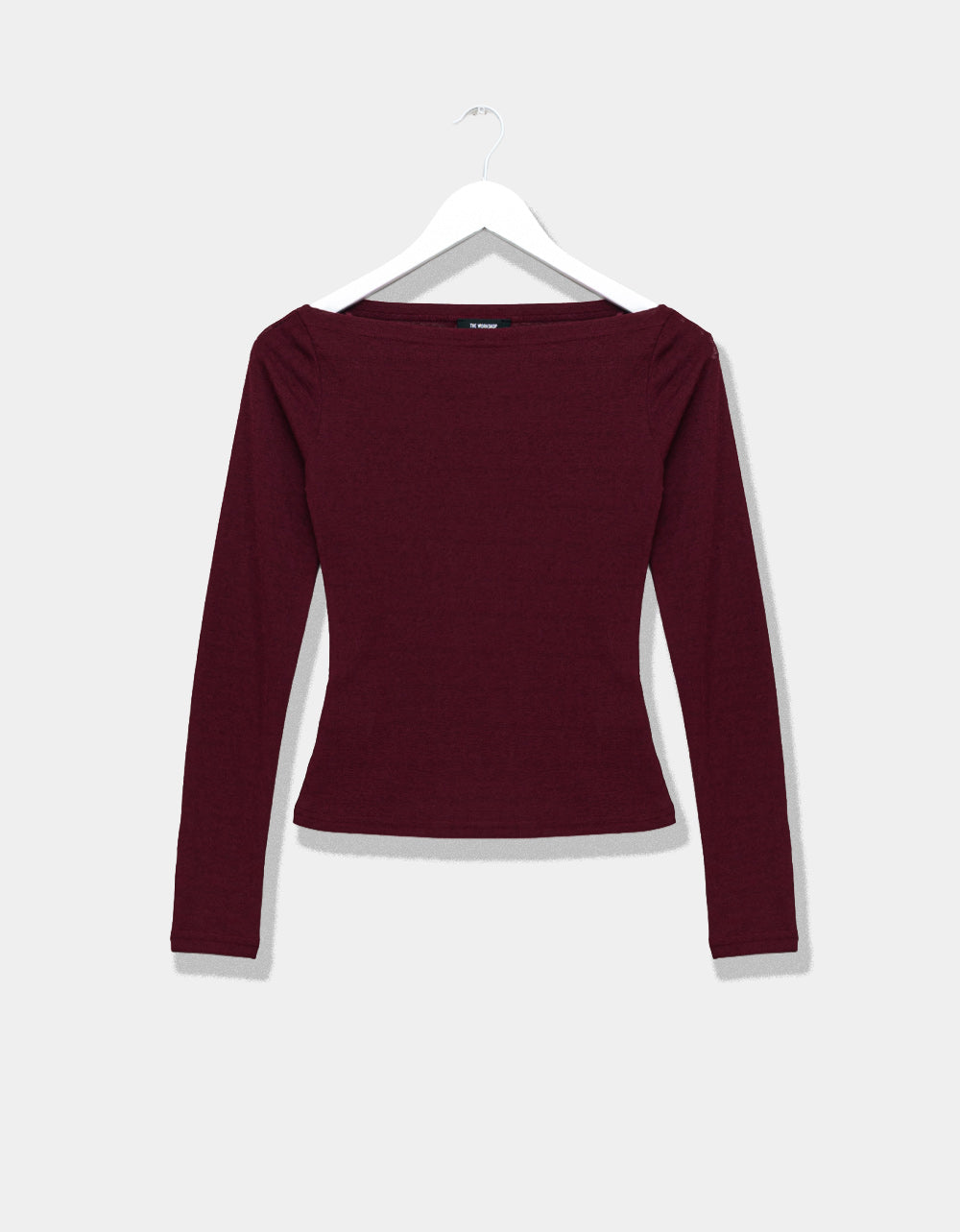 Mesh Boatneck Top
