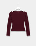 Mesh Boatneck Top