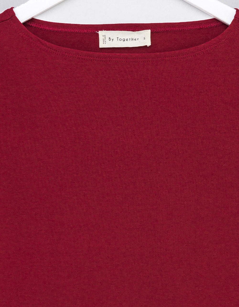 Mod Basic Tee in Wine