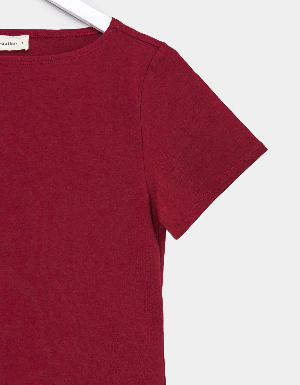 Mod Basic Tee in Wine