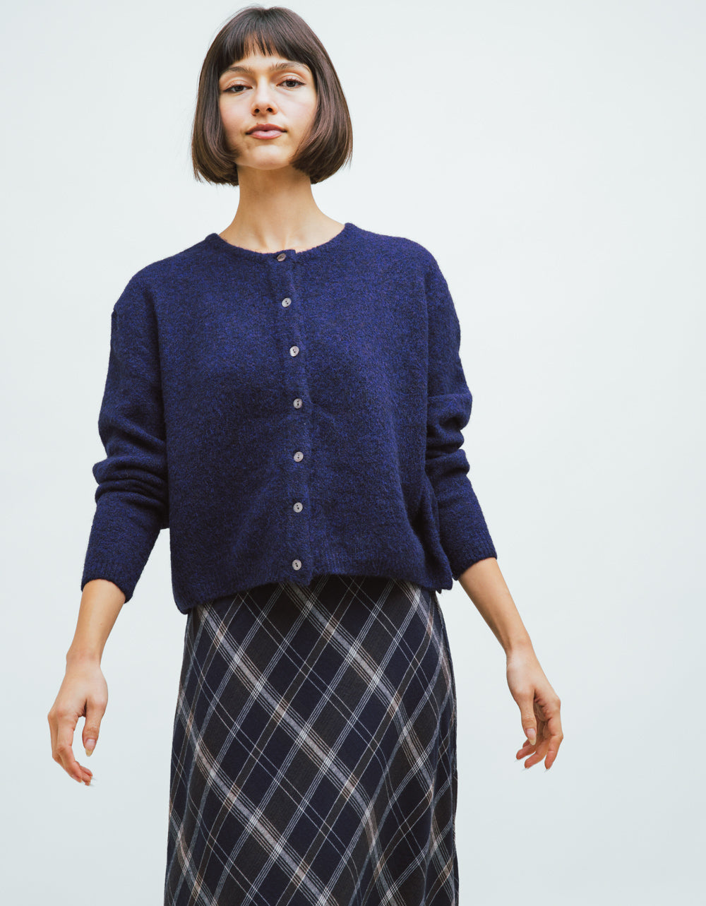 Navy Briar Cardi