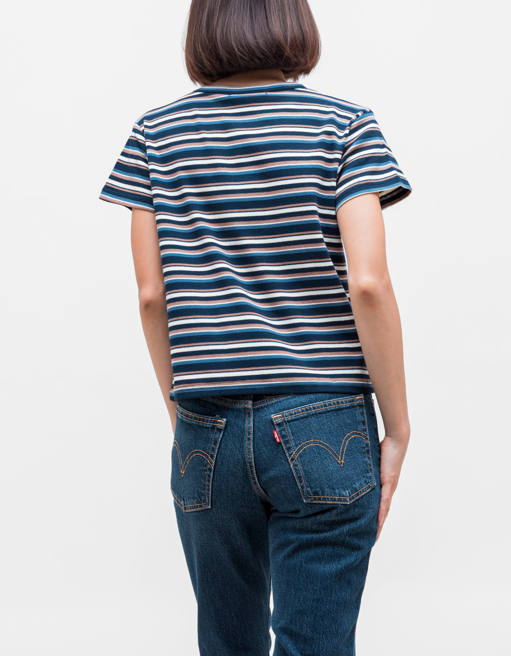 Navy Stripe Riley Tee