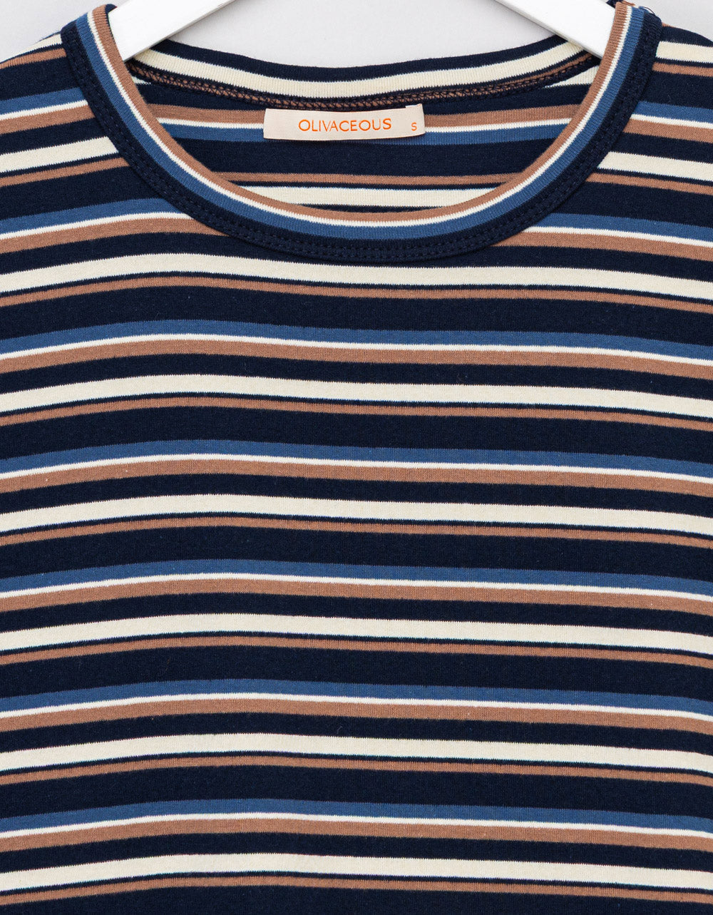 Navy Stripe Riley Tee