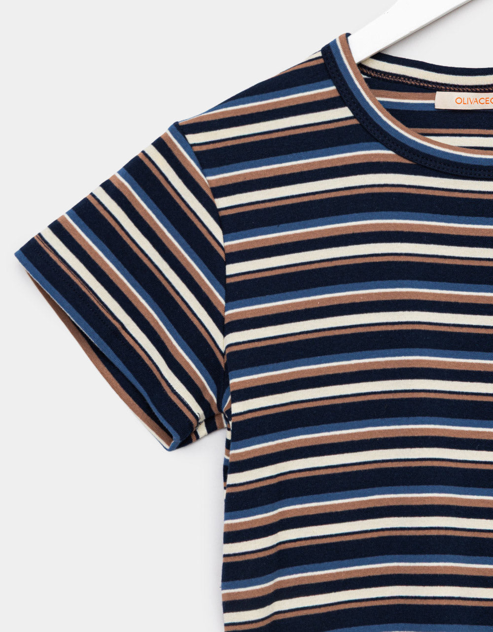 Navy Stripe Riley Tee