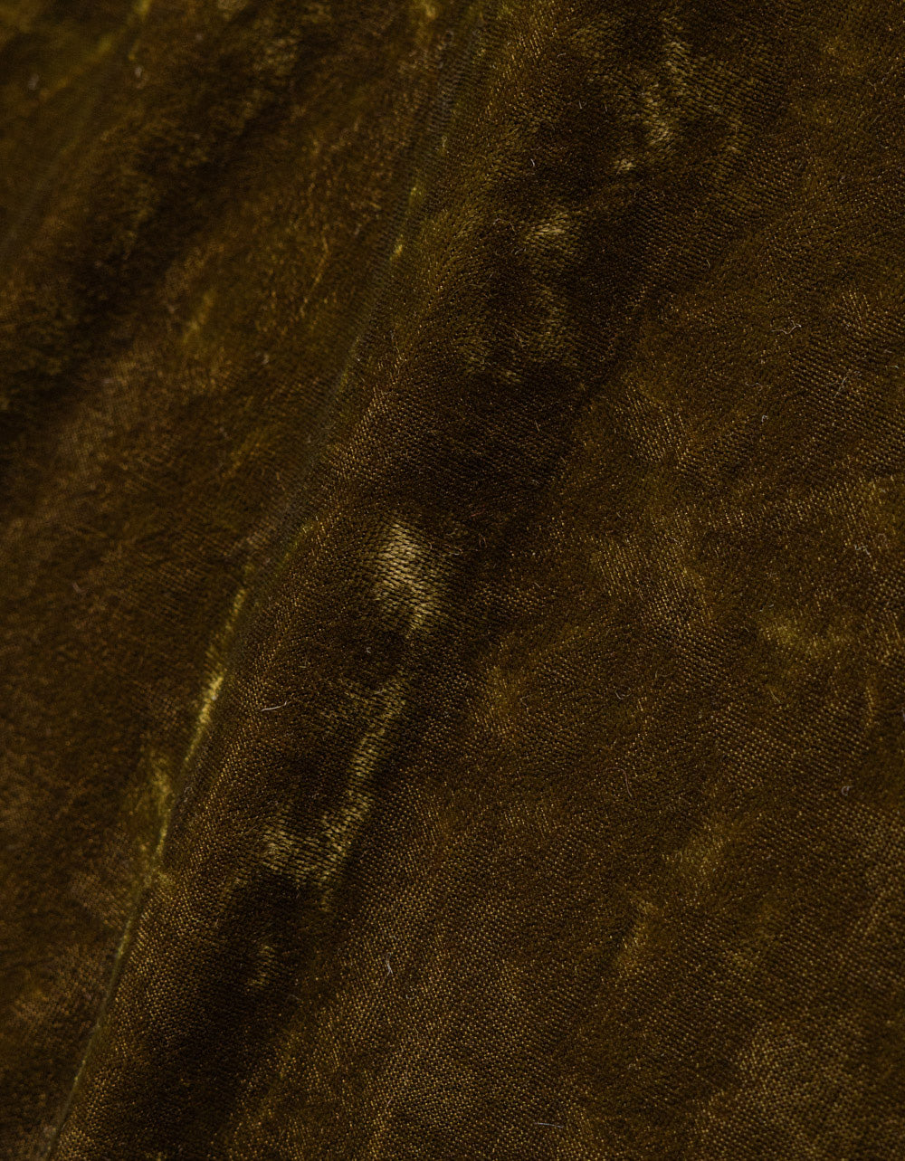 Olive Velvet Skirt