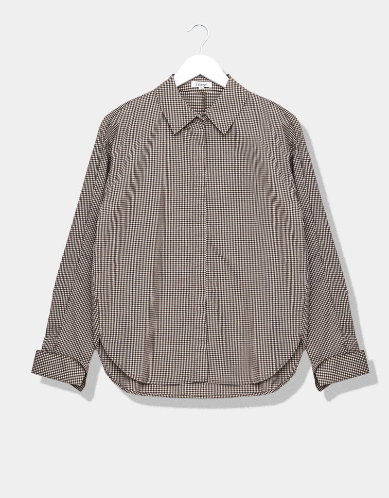 On Duty Button Up - Gingham