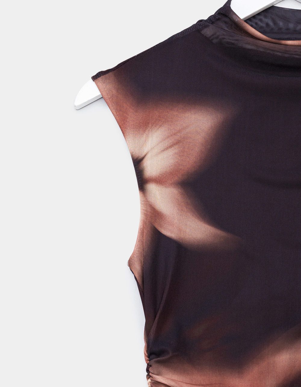 Orchid Mesh Dress