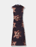 Orchid Mesh Dress