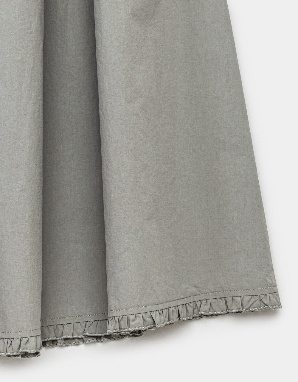Petit Ruffle Skirt in Dry Herb