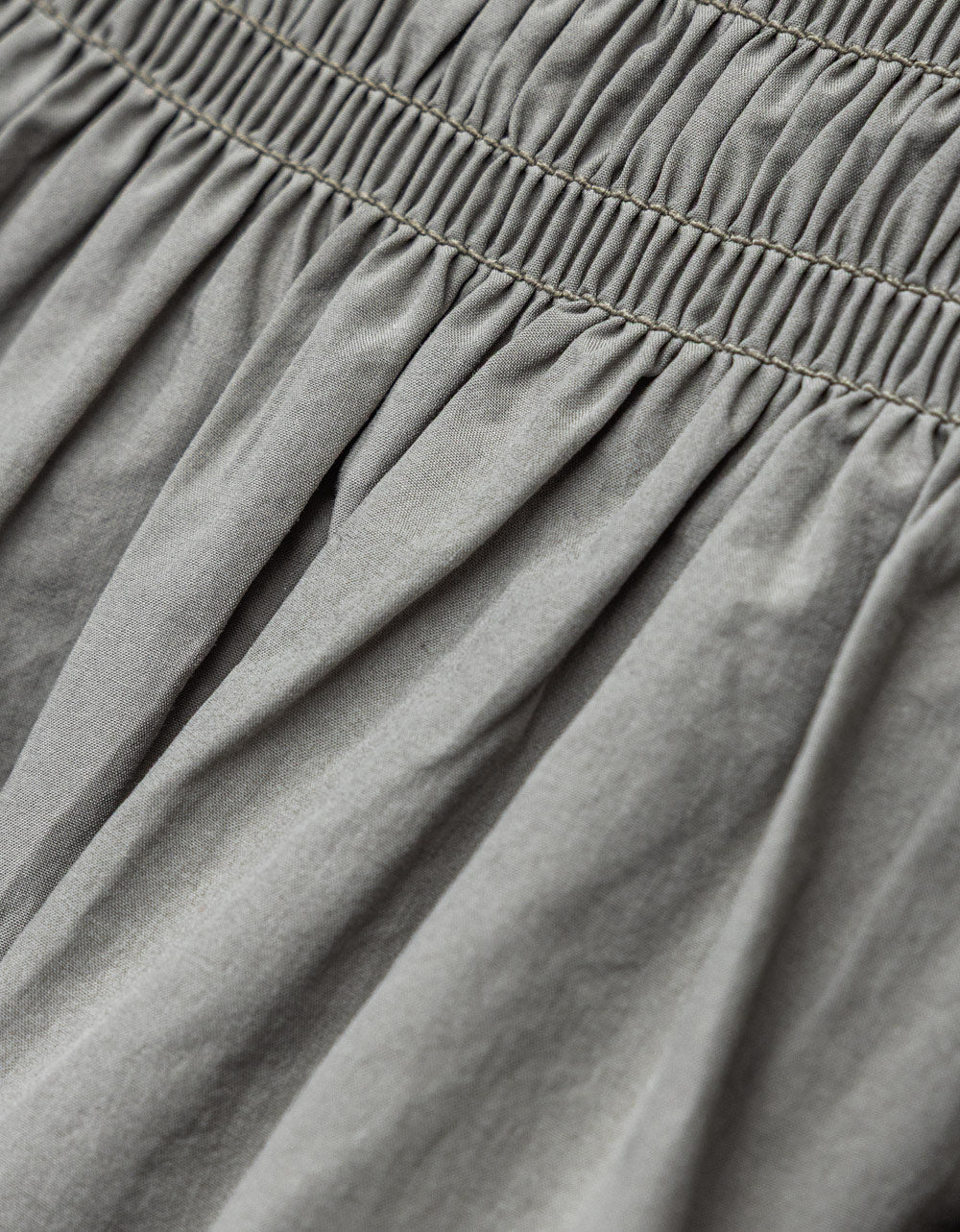 Petit Ruffle Skirt in Dry Herb