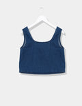 Sabine Denim Top