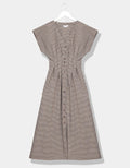 Sanna Gingham Midi Dress