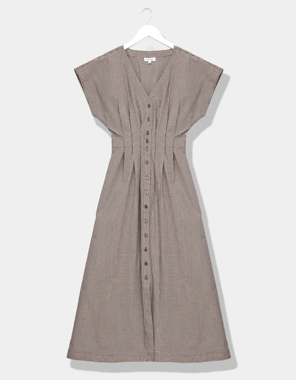 Sanna Gingham Midi Dress