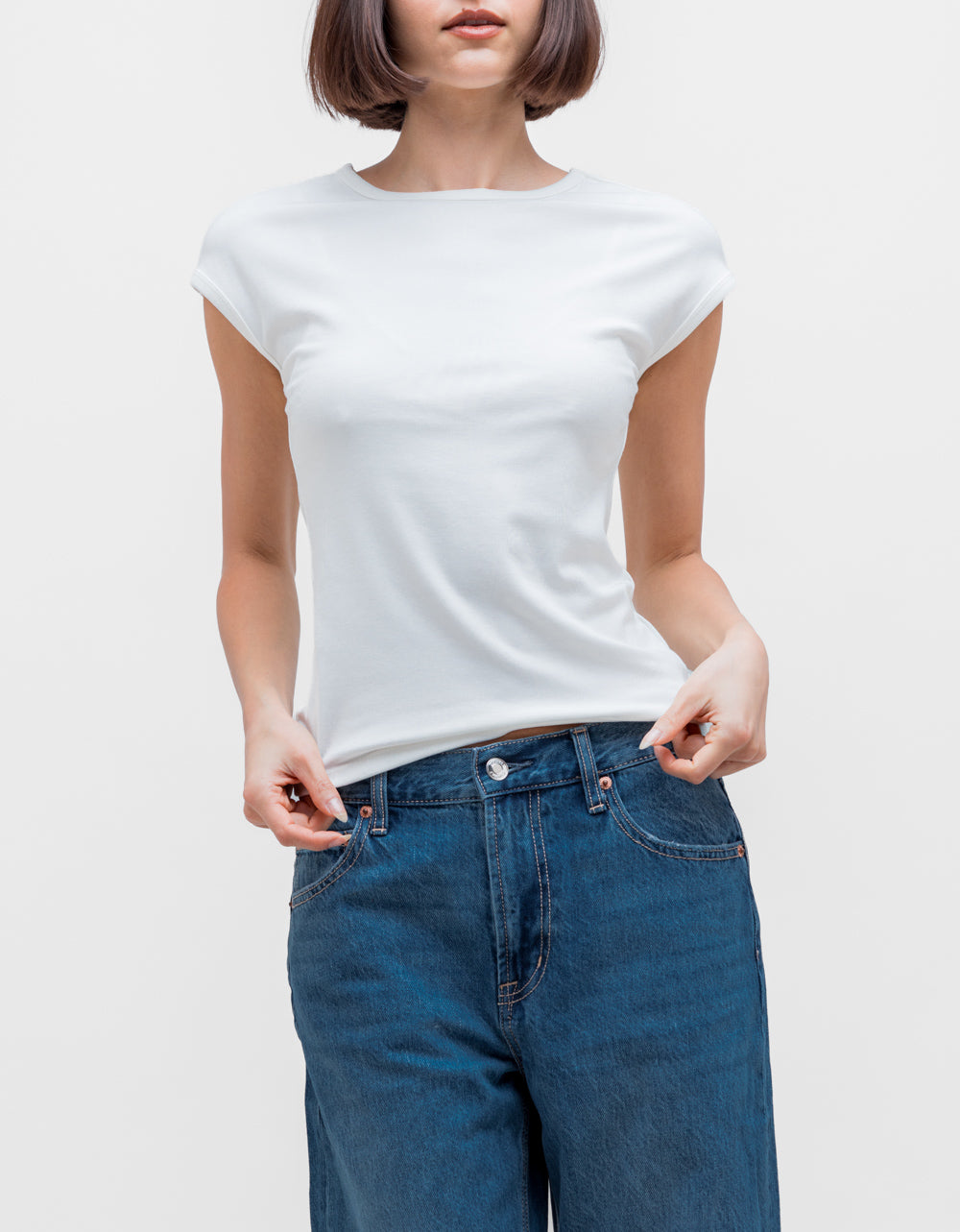 Soft Trace Top - Cloud
