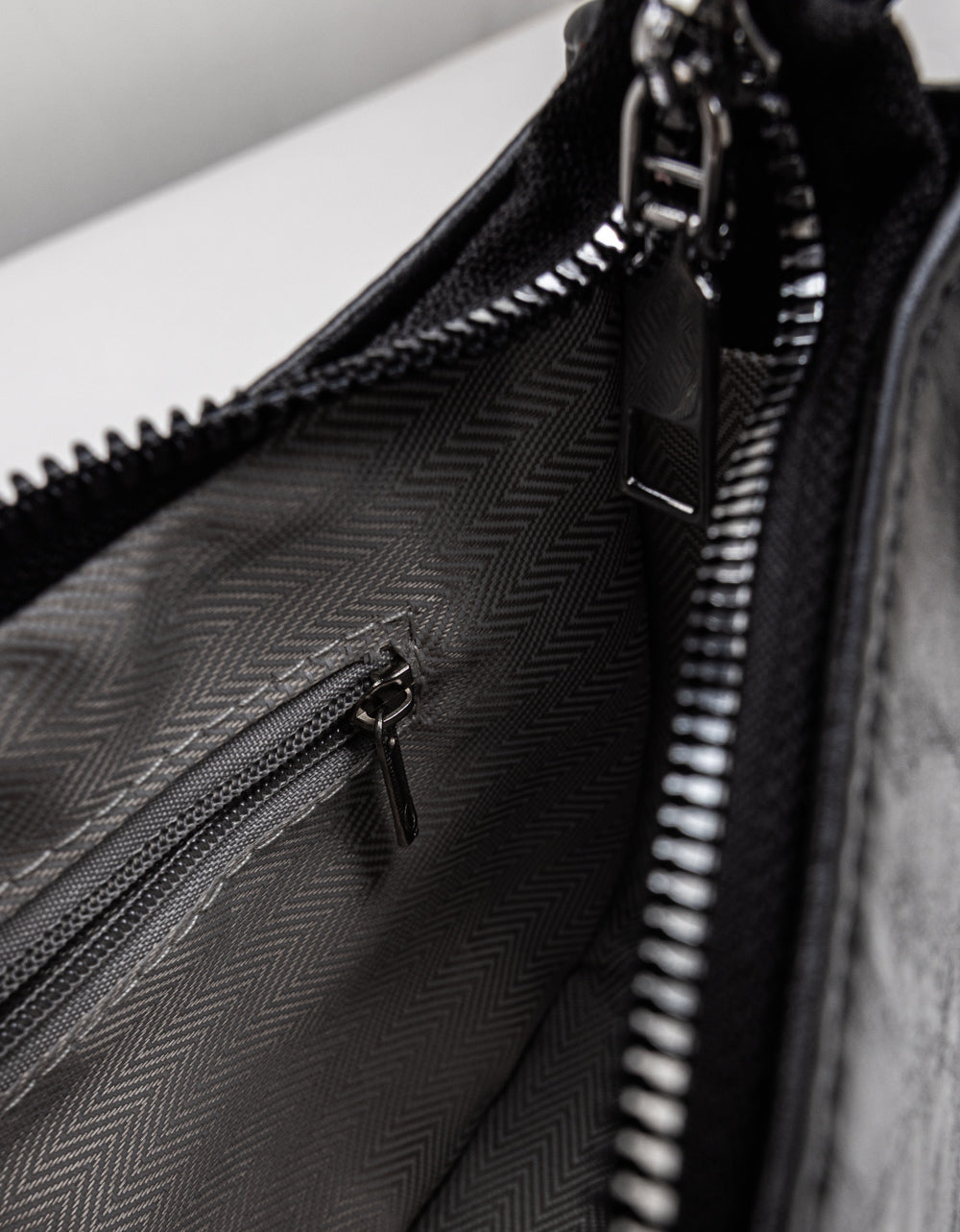Staci Stud Shoulder Bag in Black