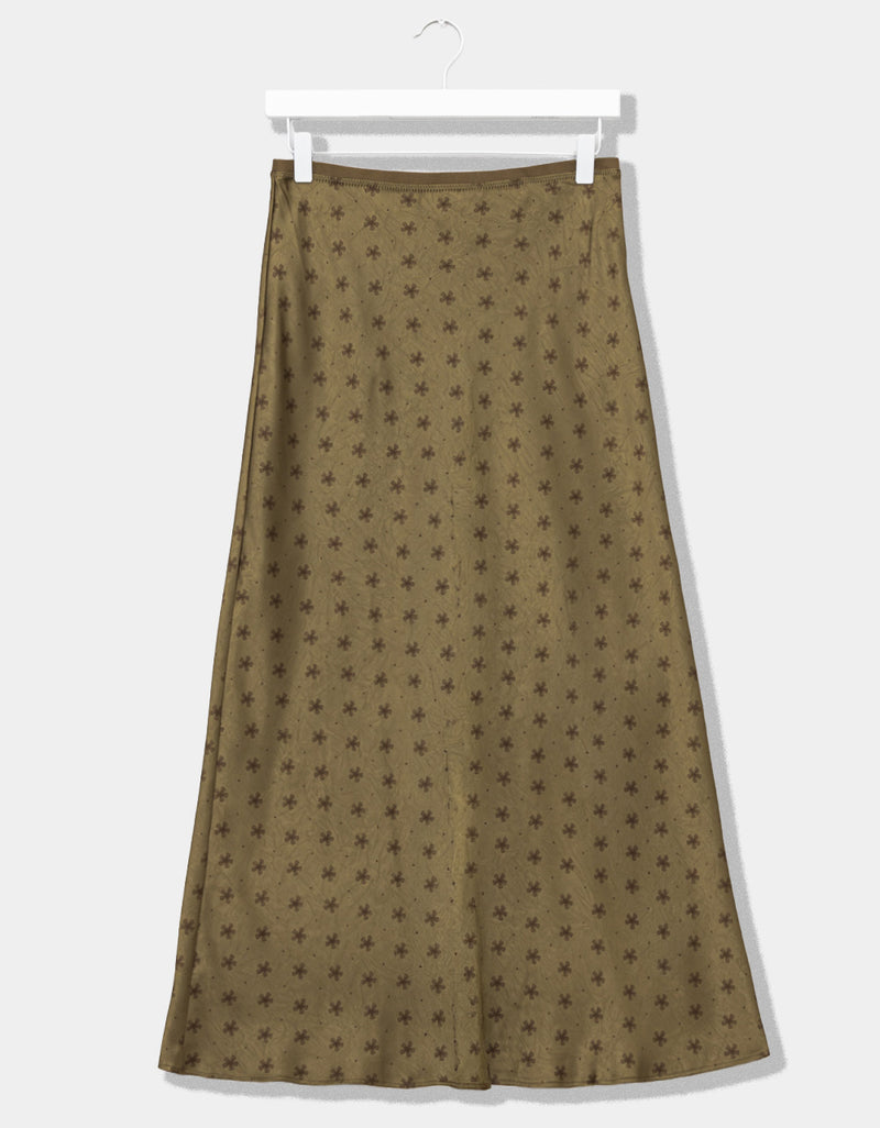 Tapenade Slip Skirt