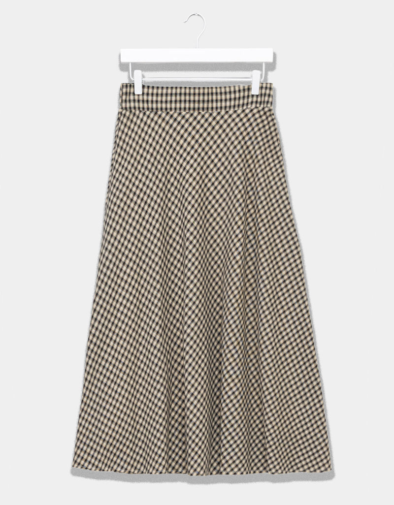 Thais Check Skirt