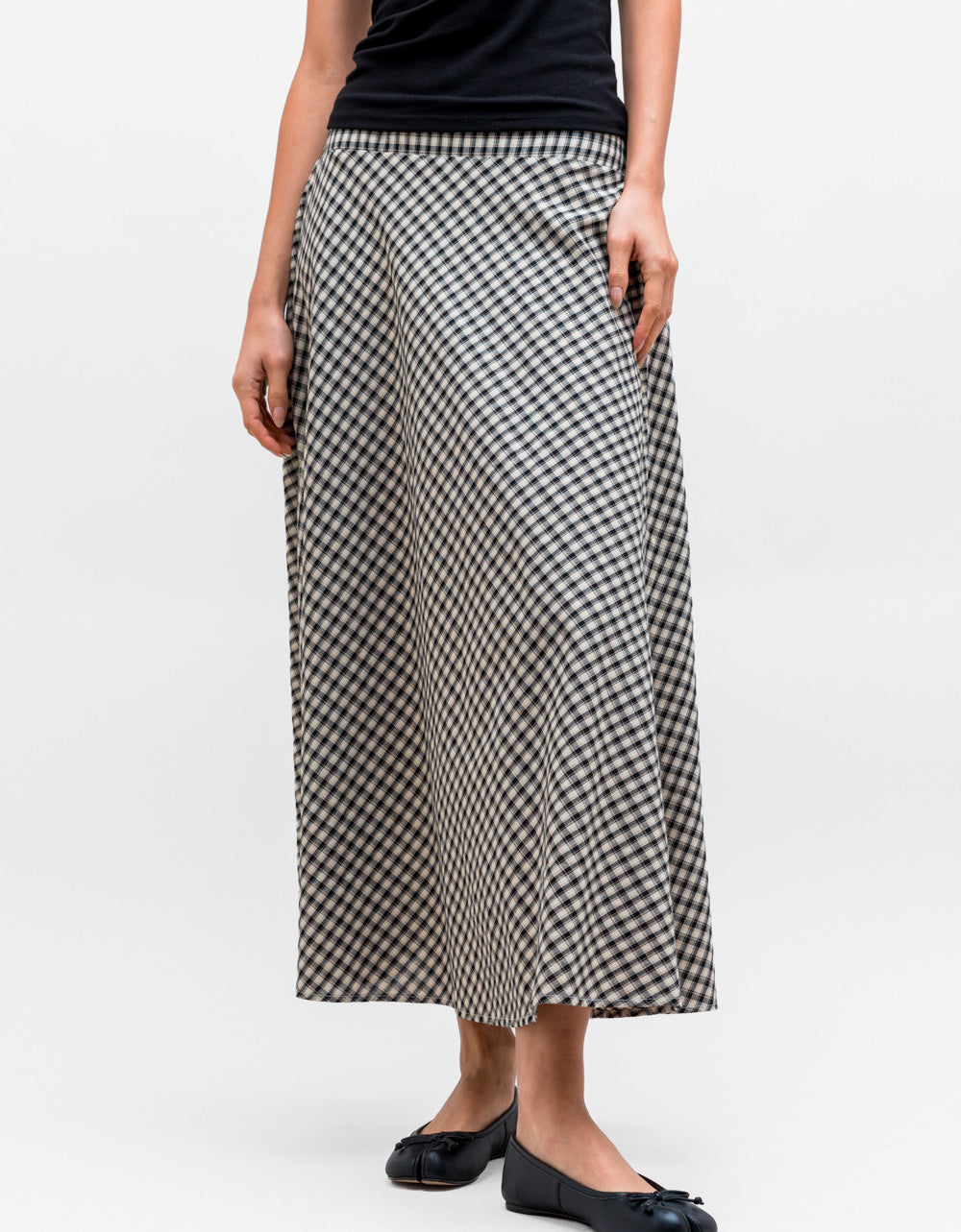 Thais Check Skirt