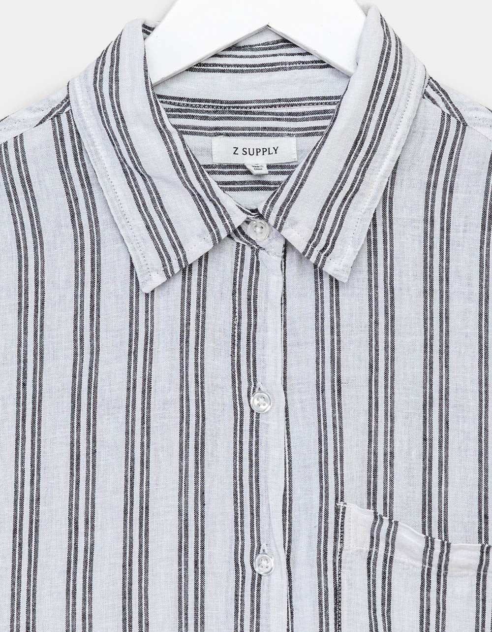 WHT Perf Stripe Shirt