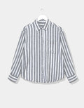 WHT Perf Stripe Shirt