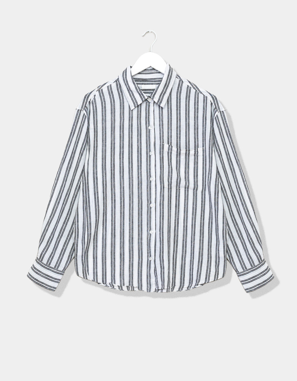 WHT Perf Stripe Shirt
