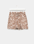Zebra Pull-On Shorts
