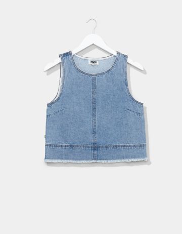 Aqualina Denim Top