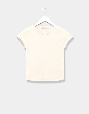 Cream Mia Knit Tee