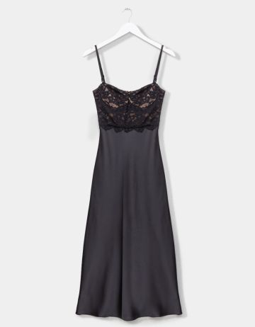 Fran Lace + Satin Dress