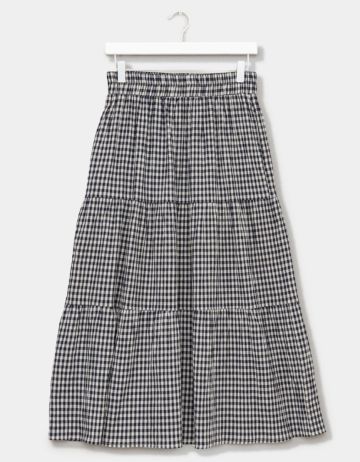 Navy Picnic Skirt
