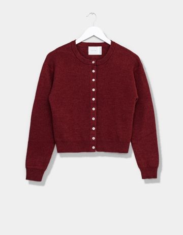 Red Malin Cardigan