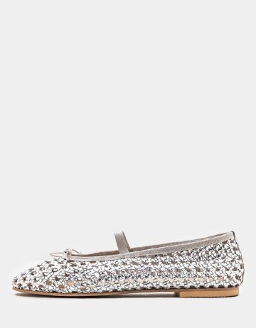Silver Eloise Flat | $120