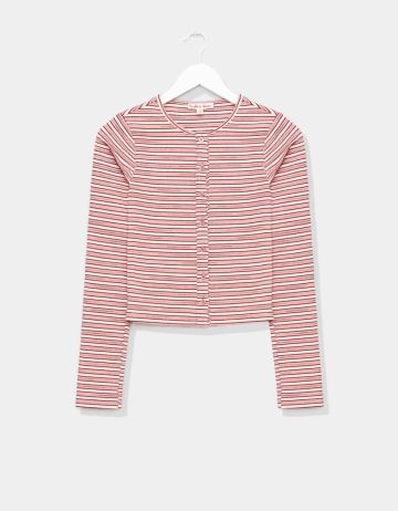 Strawberry Stripe Cardi | $52