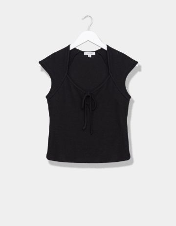 Suni Tie Front Top