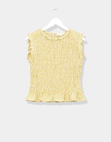 Yellow Suri Smock Top