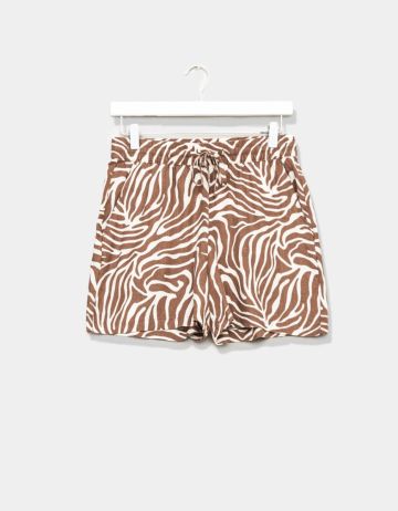 Zebra Pull-On Shorts
