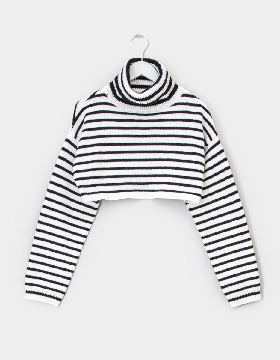 Abbi Stripe Turtle Sweater_0
