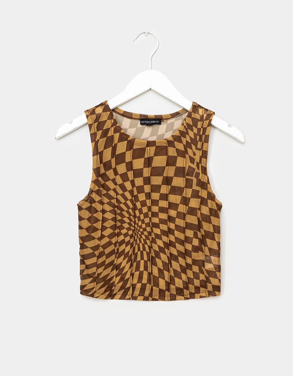 Abstratta Tank in Brown_0