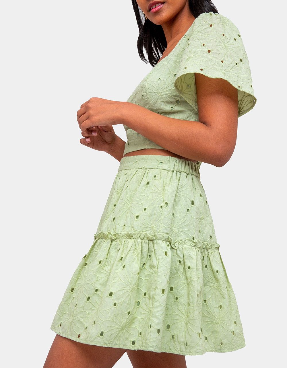 Aerin Mini Eyelet Skirt_4