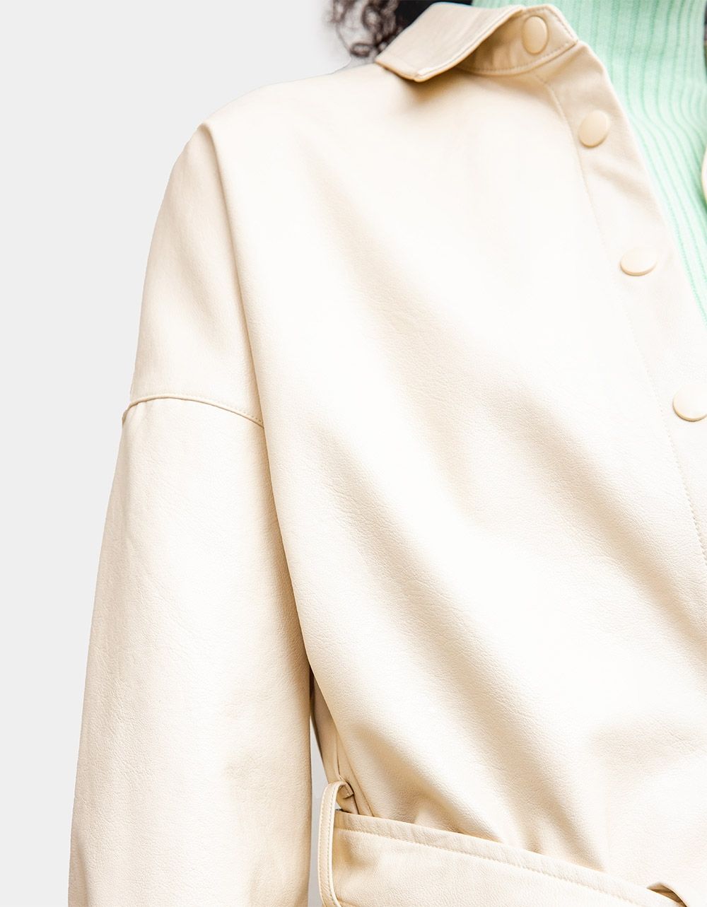 Aidee Faux Leather Dress Coat_5